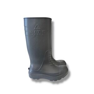 Lite Brand Hunting Fishing Boot Waterproof Lightweight Gray Foam Men's Size 8